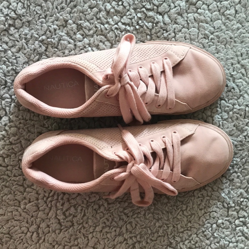 Nautica pink sneakers